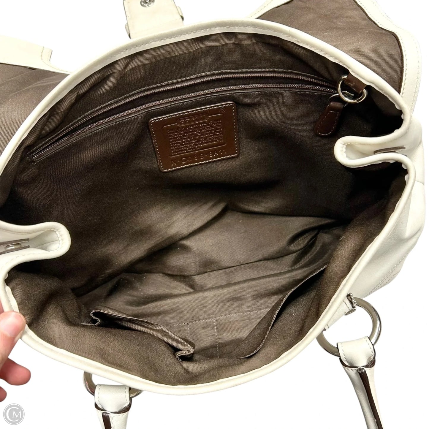 Handbag Designer By Coach, Size: Large
