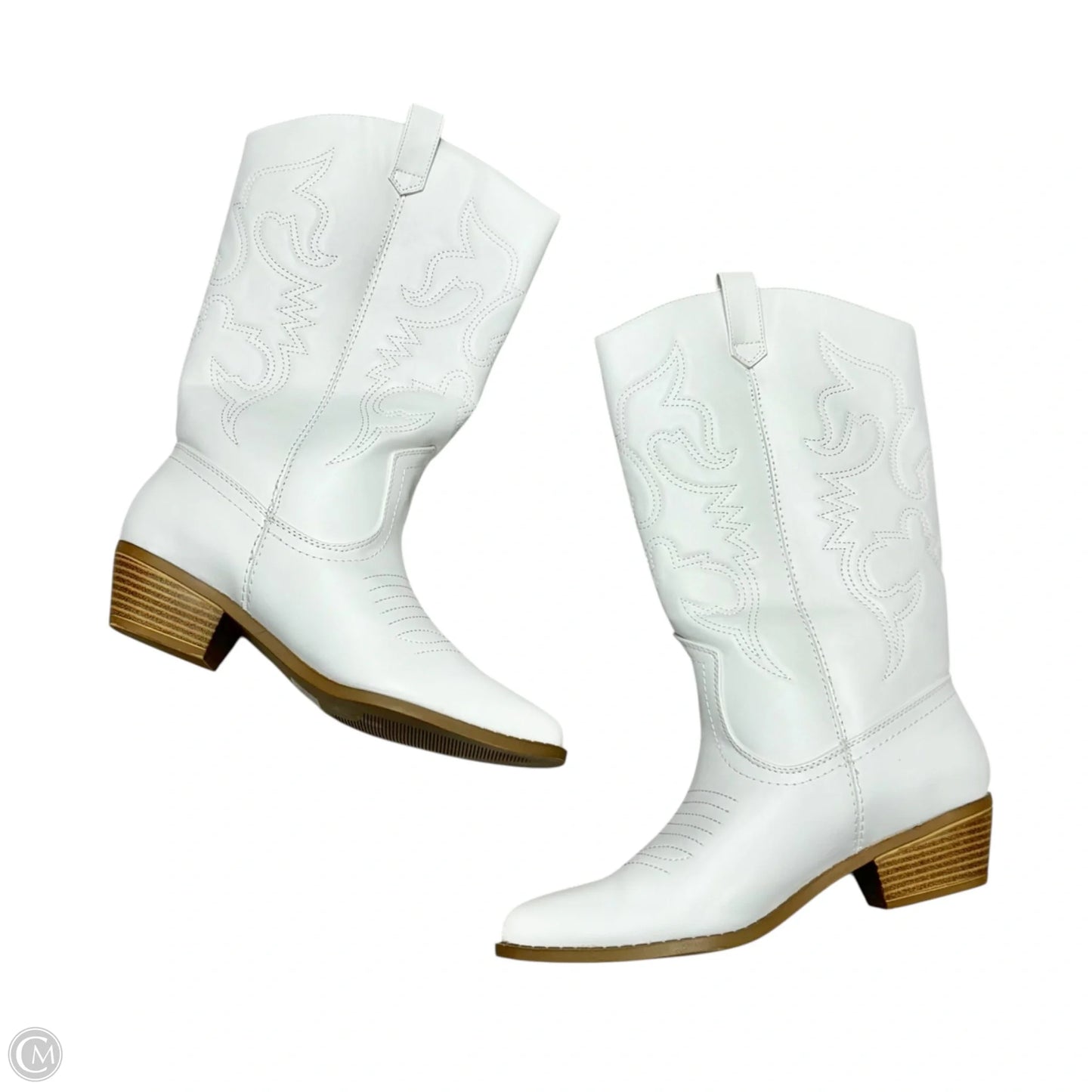 Boots Western By Dream Pairs In White, Size: 9.5