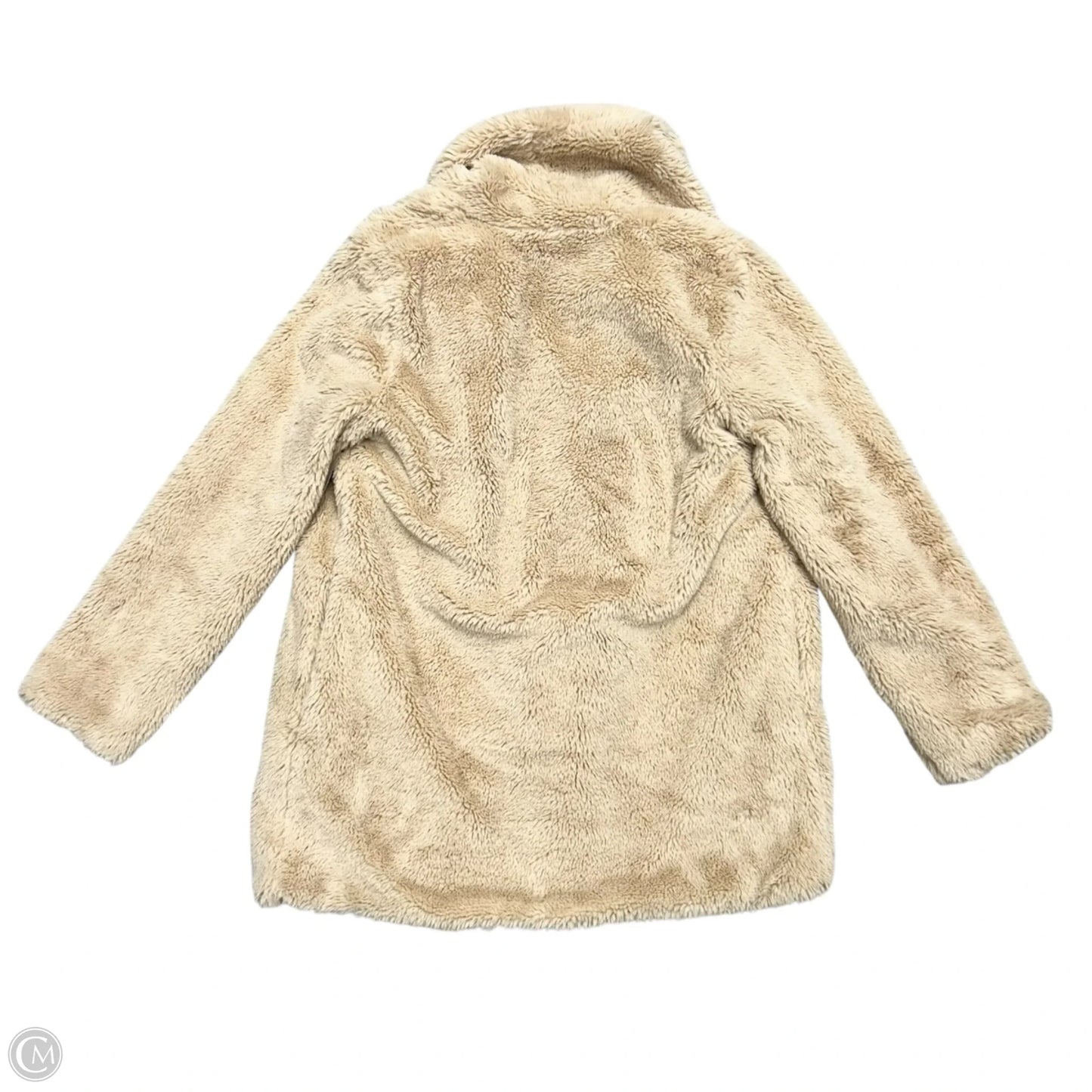 Jacket Faux Fur & Sherpa By Dress Forum In Tan, Size: S