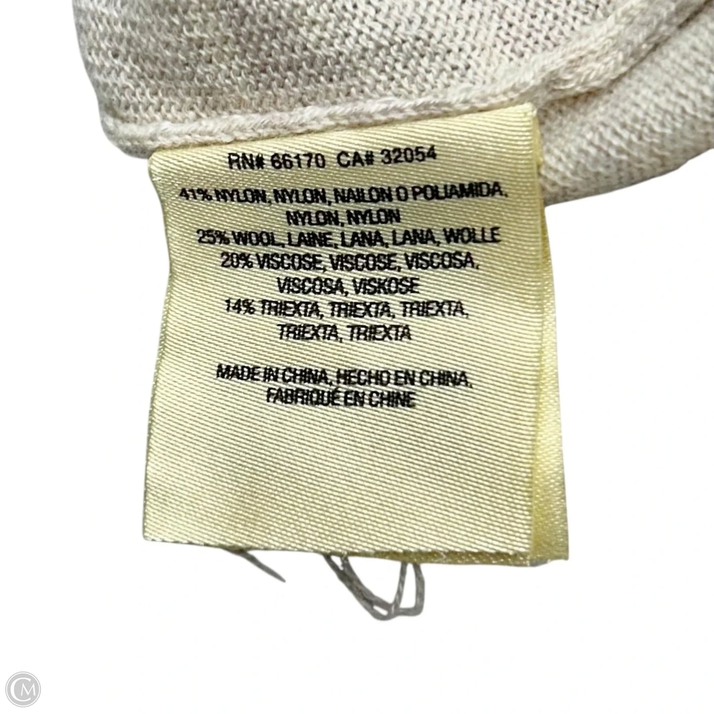 Sweater By Knitted And Knotted In Cream, Size: Xl