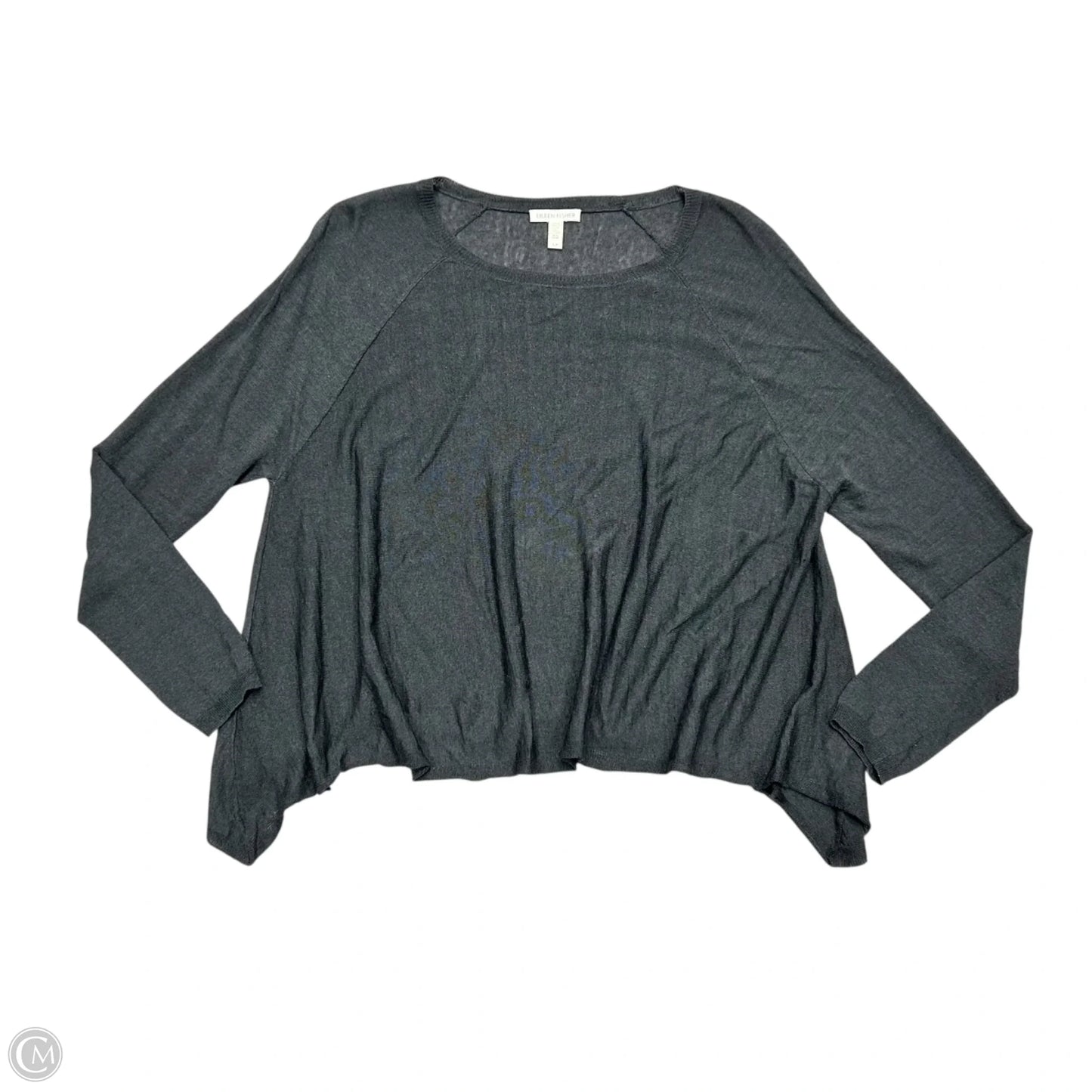 Top Long Sleeve By Eileen Fisher In Grey, Size: S