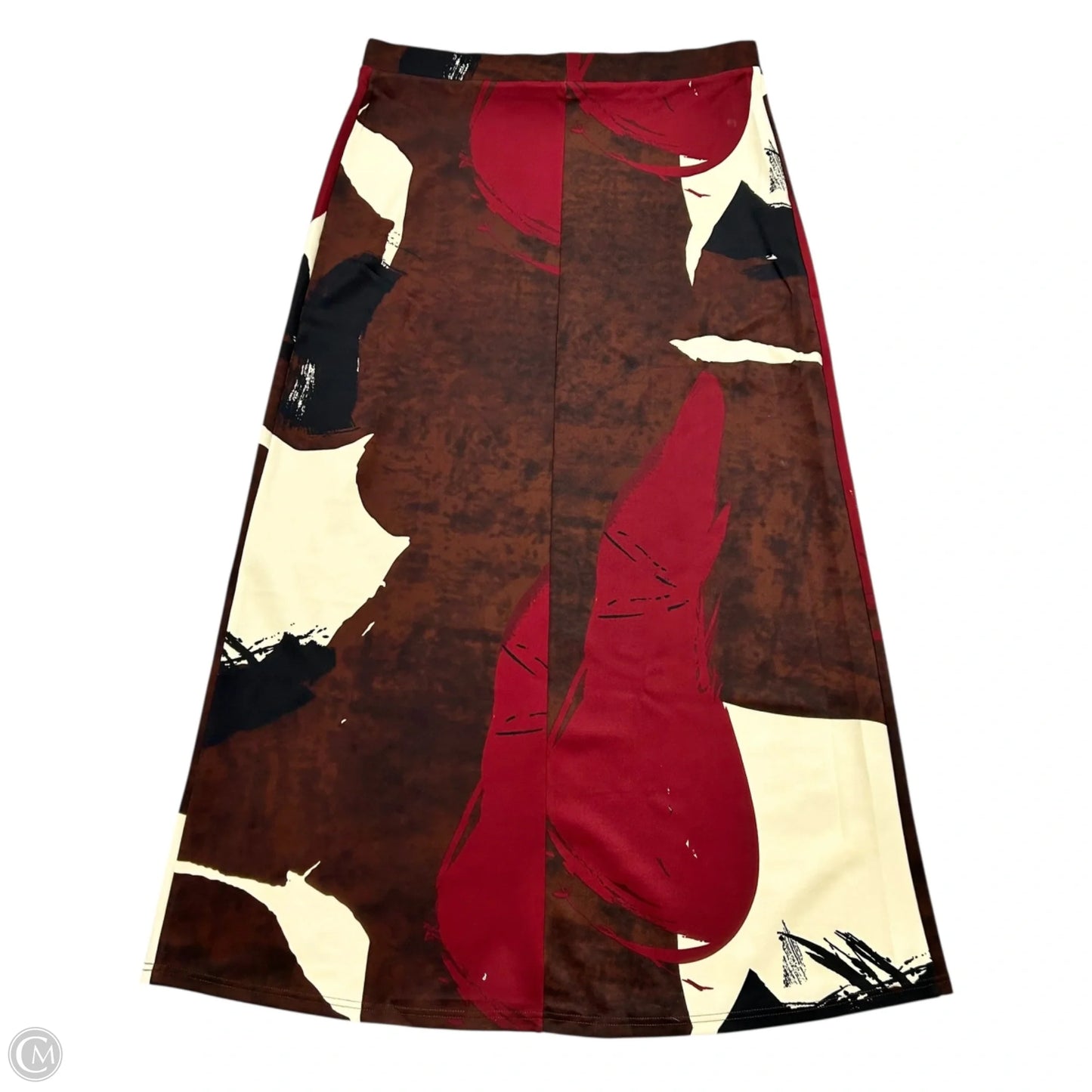 Skirt Maxi By Ashley Stewart In Brown & Red, Size: 2x