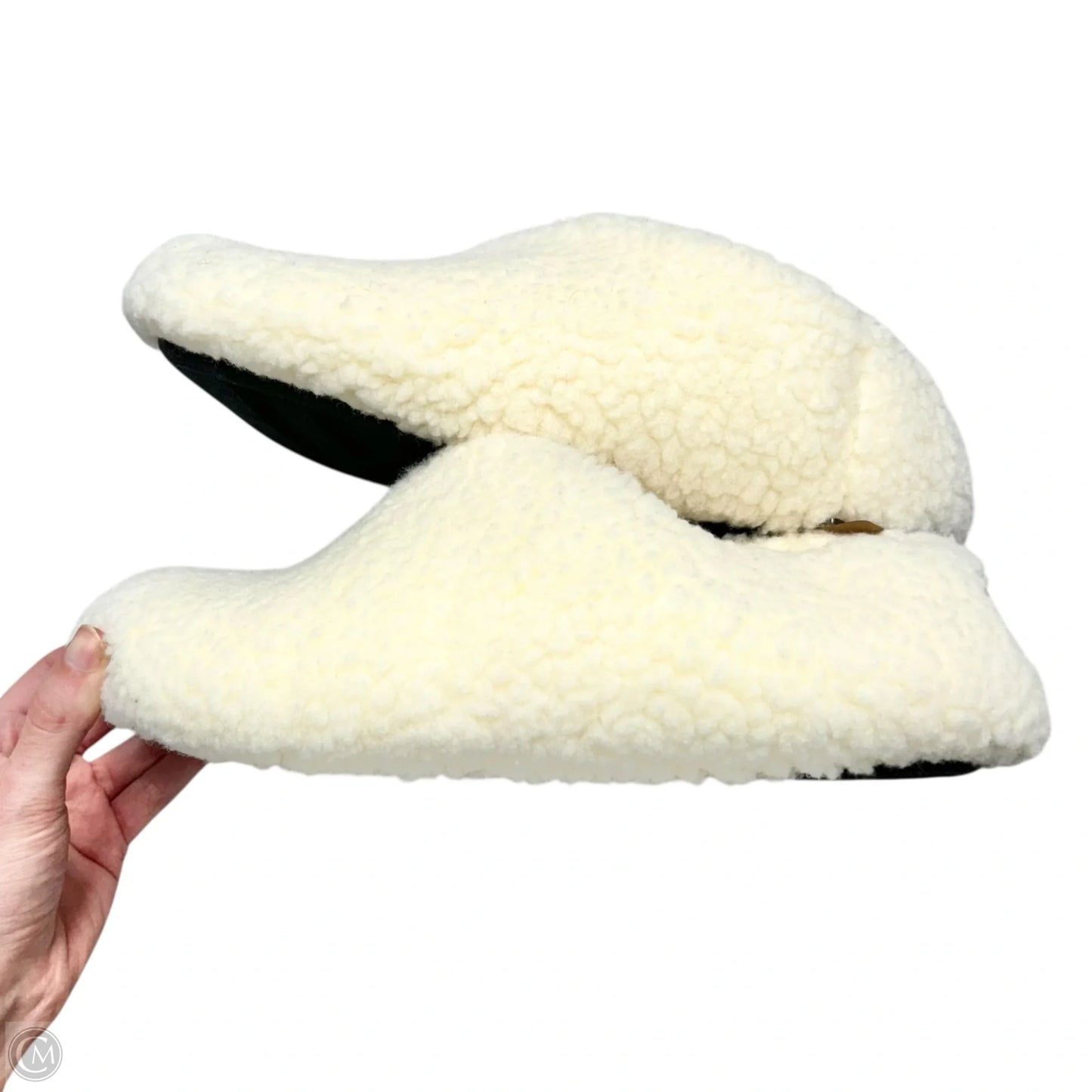 Slippers By Pink In Cream, Size: L