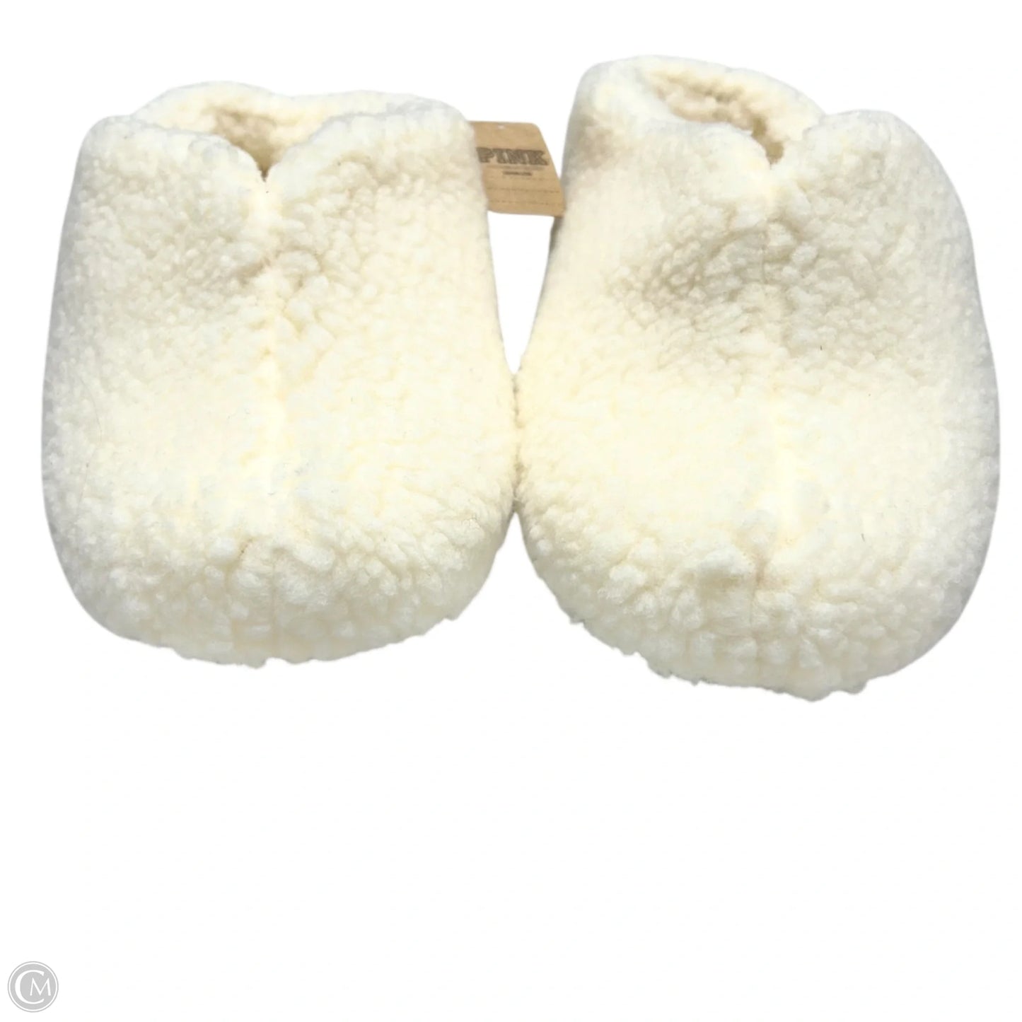 Slippers By Pink In Cream, Size: L