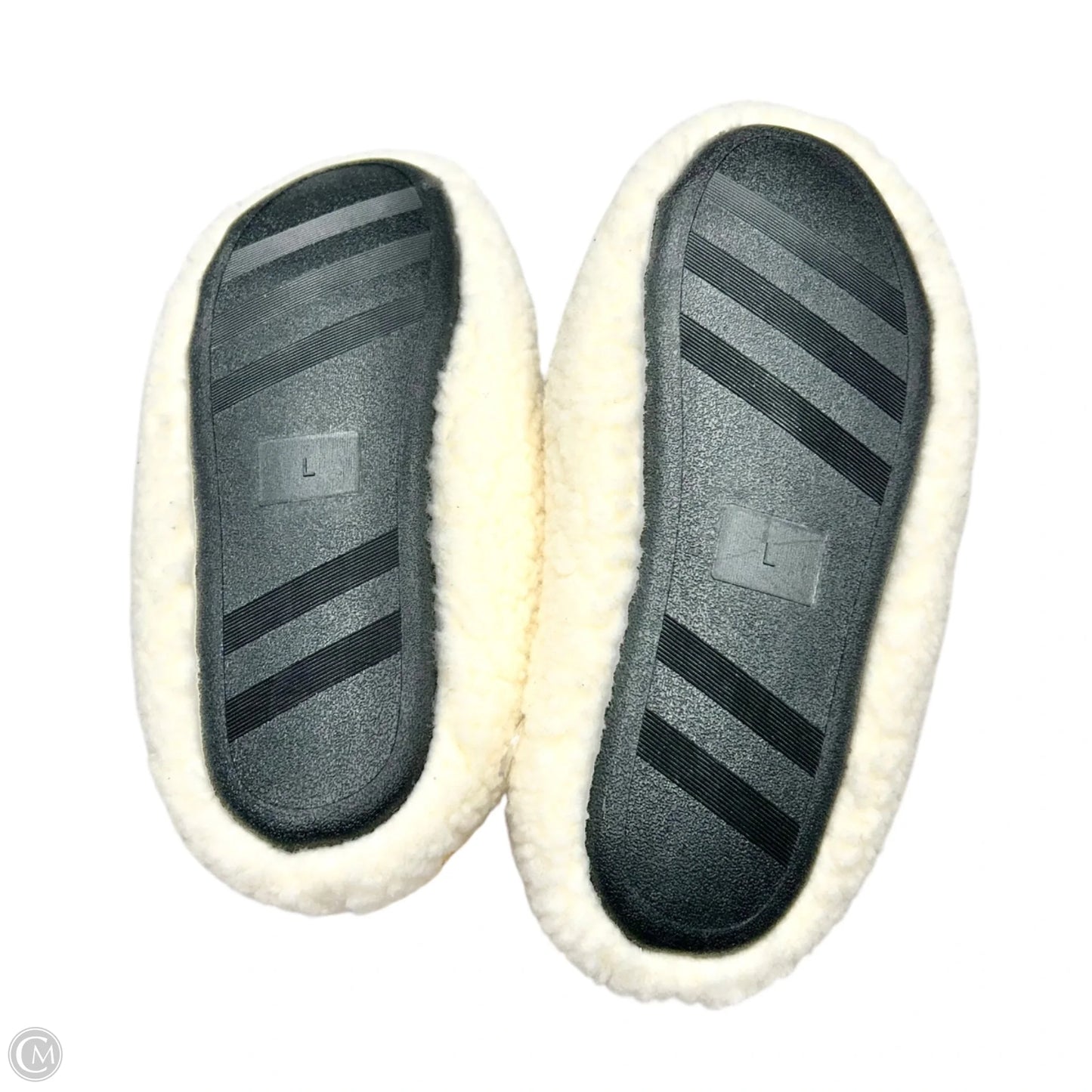 Slippers By Pink In Cream, Size: L