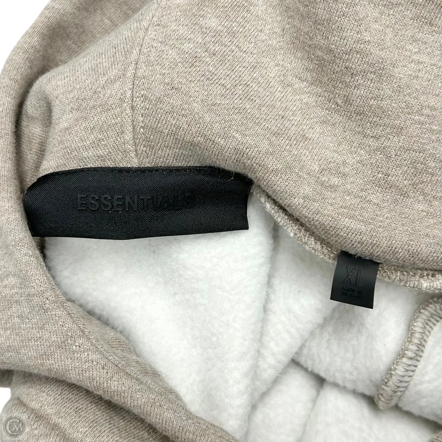 Sweatshirt Hoodie By Essentials Fear Of God In Taupe, Size: Xl