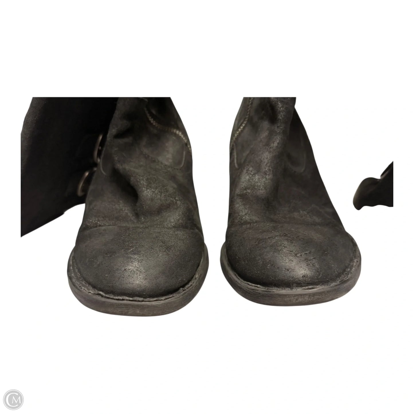 Boots Knee Heels By Born In Black, Size: 8.5