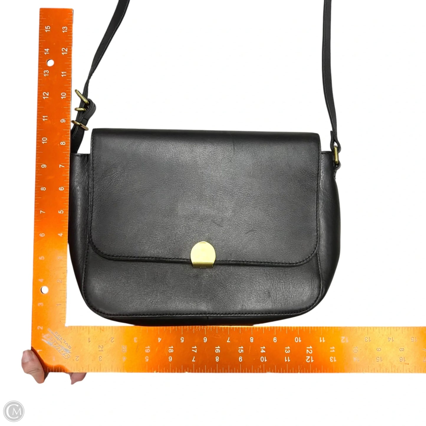 Crossbody Leather By Madewell, Size: Medium