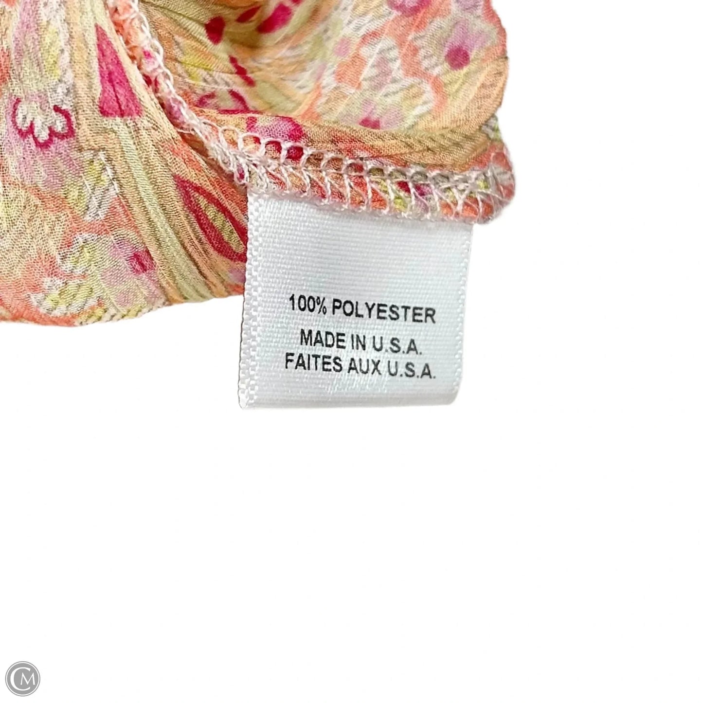 Dress Designer By Misa In Pink & Yellow, Size: S