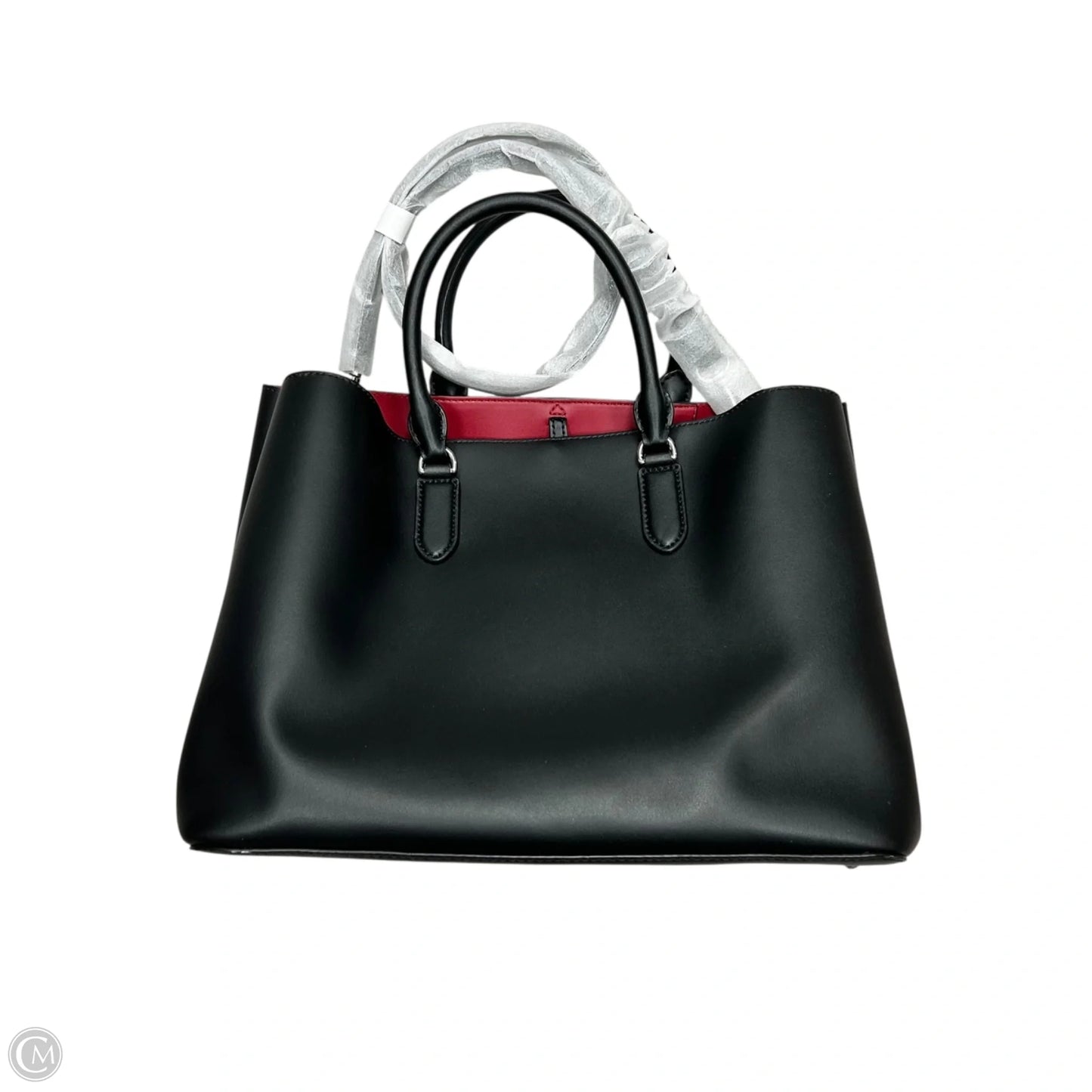Handbag Leather By Lauren By Ralph Lauren, Size: Large