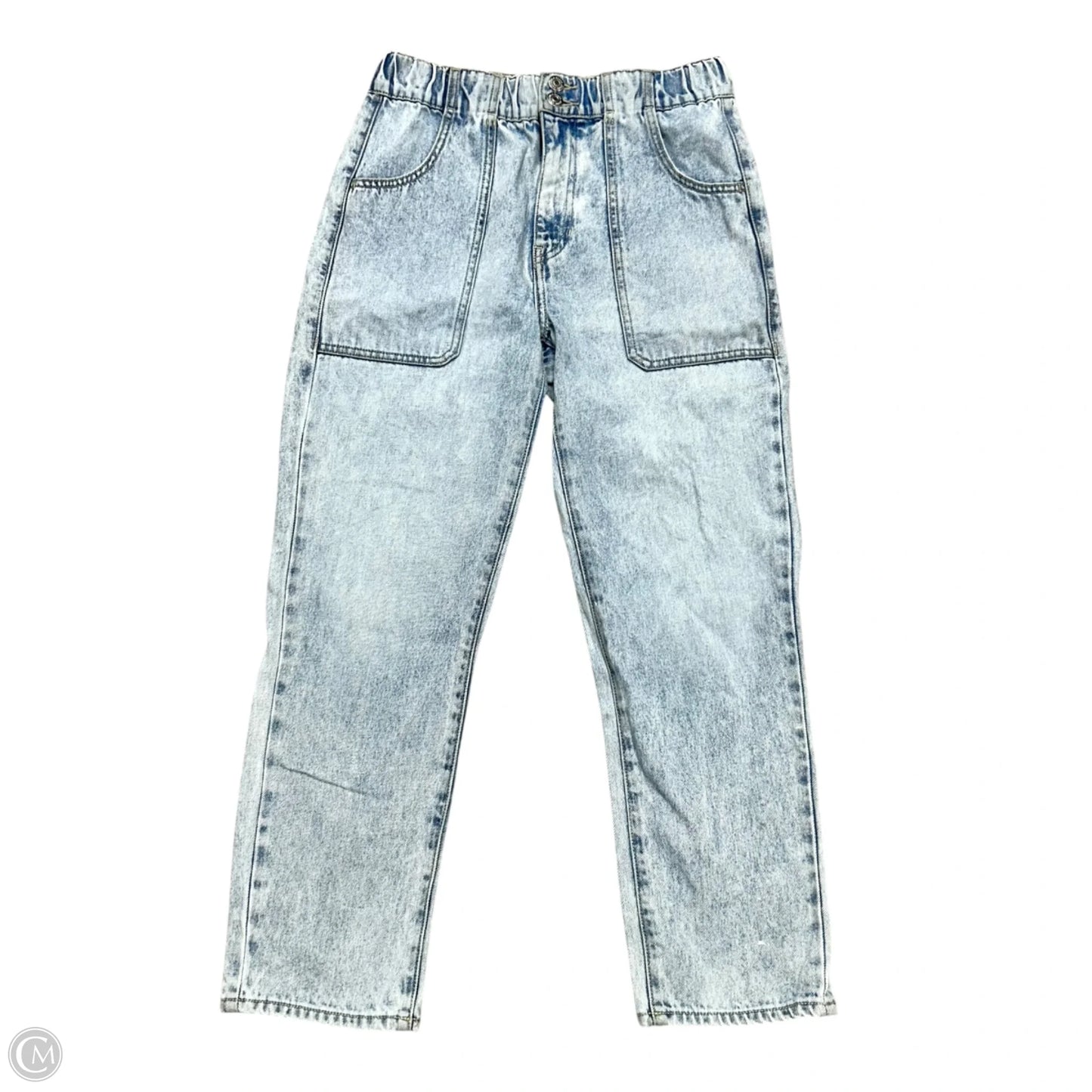 Jeans Straight By Veronica Beard In Blue Denim, Size: 4