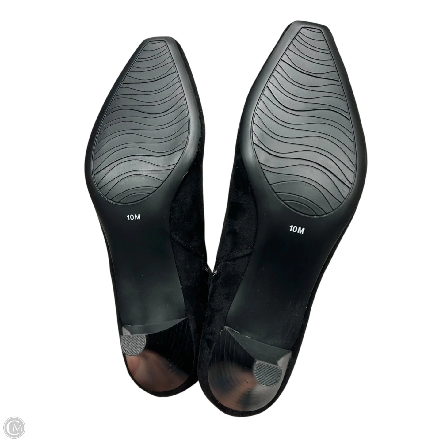 Boots Ankle Heels By Impo In Black, Size: 10