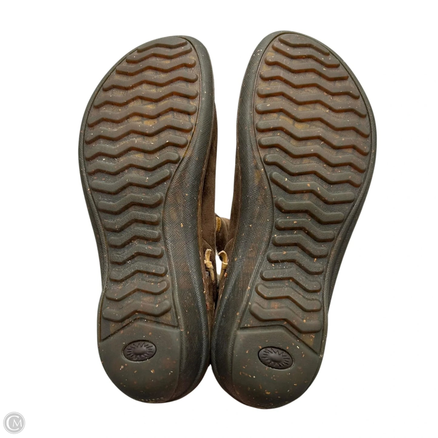 Boots Designer By Ugg In Brown, Size: 10