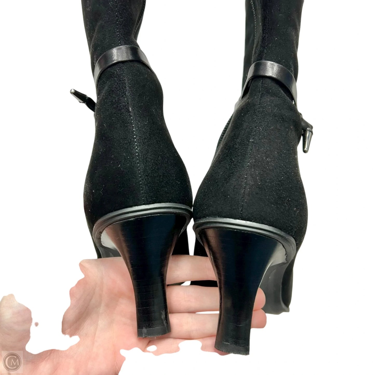 Boots Knee Heels By Circa Joan And David In Black, Size: 10