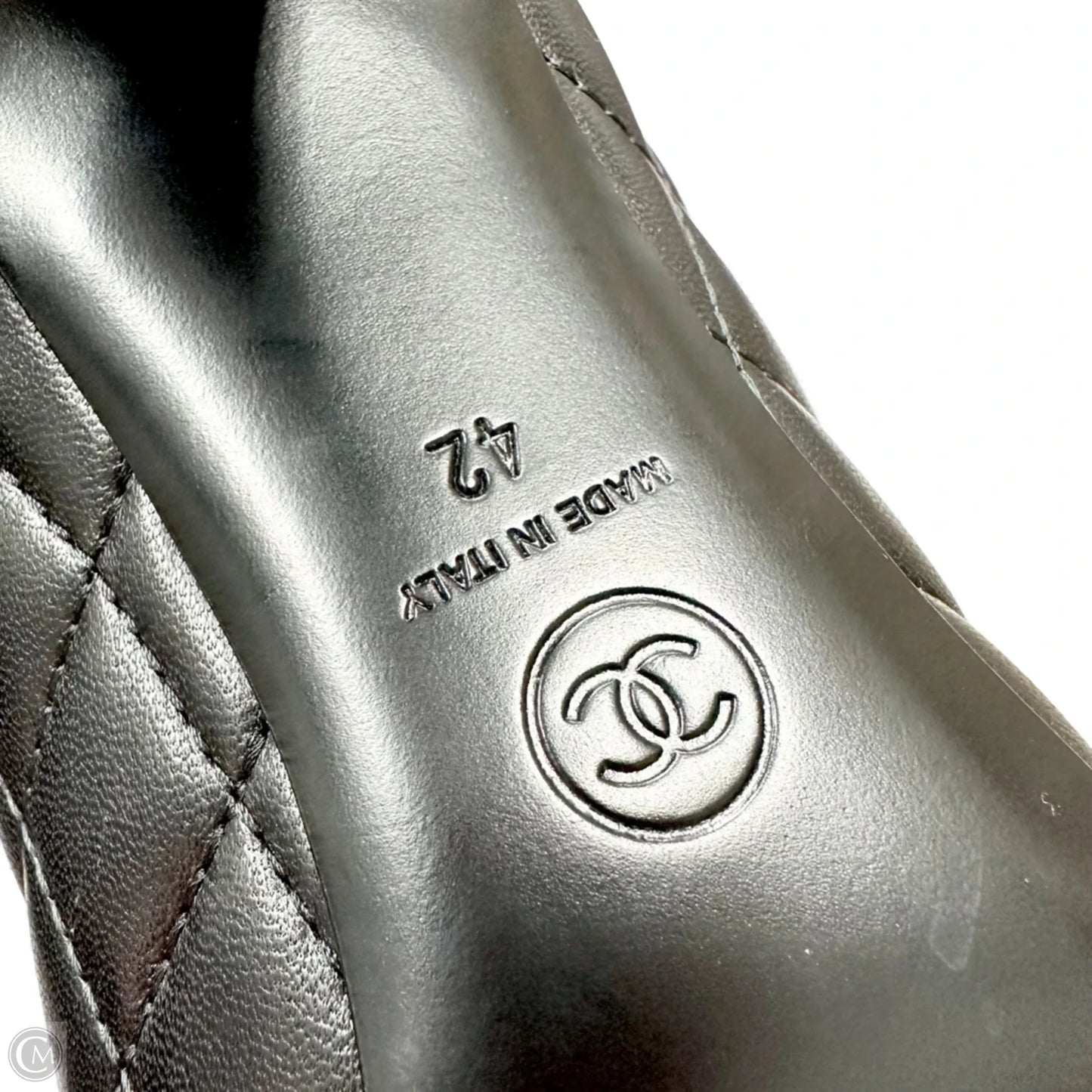 Shoes Luxury Designer By Chanel In Black, Size: 11.5