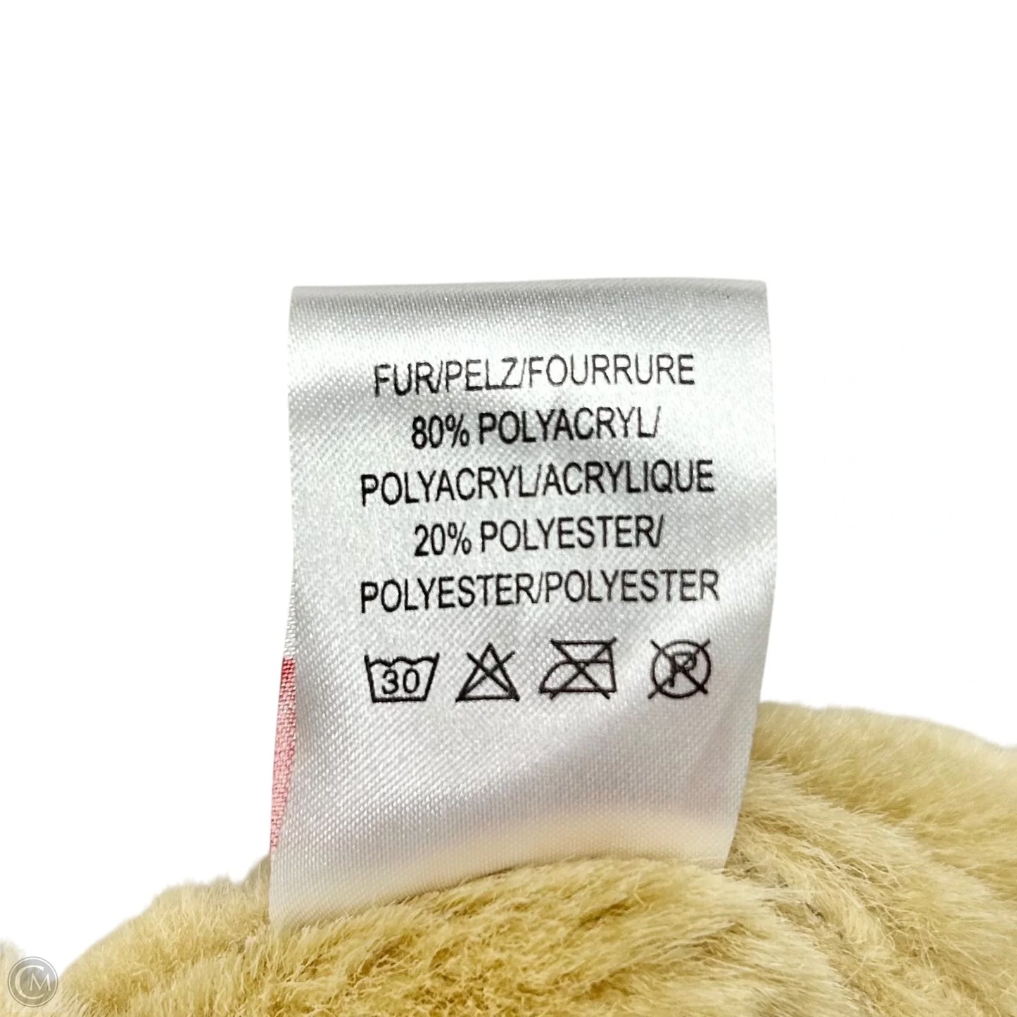 Jacket Faux Fur & Sherpa By Teddys In Tan, Size: M