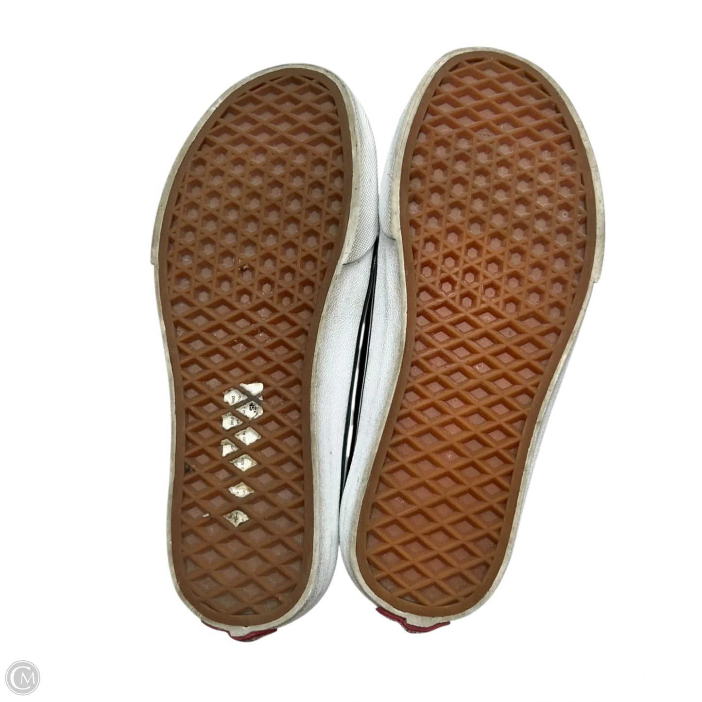 Shoes Sneakers By Vans In Black & White, Size: 6.5