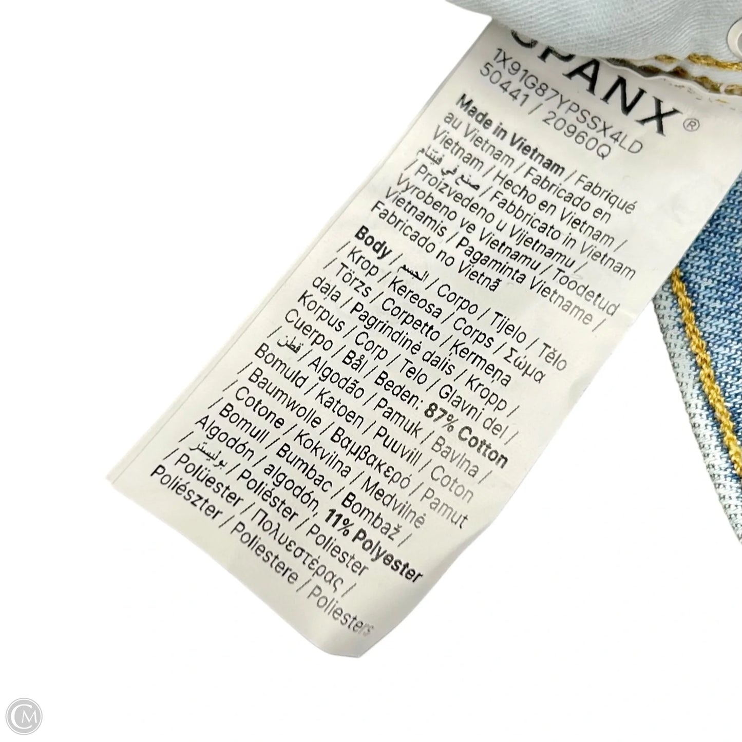 Jeans Wide Leg By Spanx In Blue Denim, Size: 2