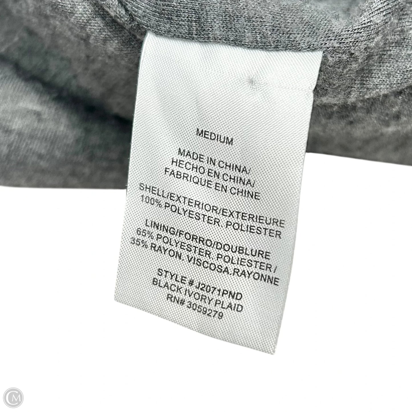 Jacket Shirt By Thread And Supply In Black & White, Size: M