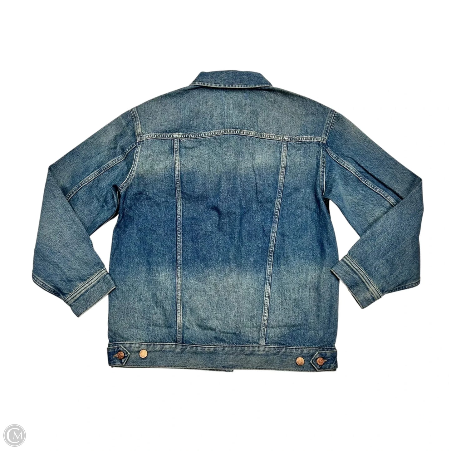 Jacket Denim By Madewell In Blue Denim, Size: S