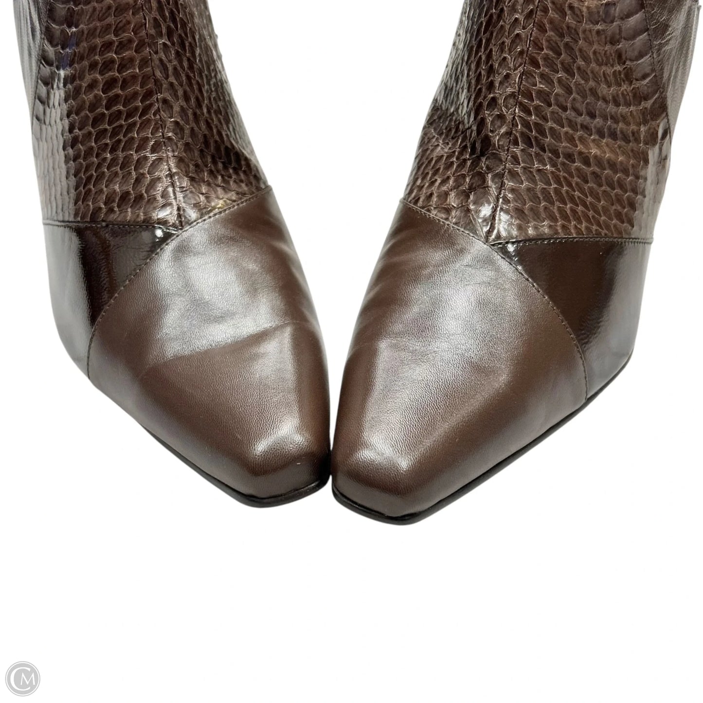 Boots Mid-calf Heels By Bellini In Brown, Size: 12
