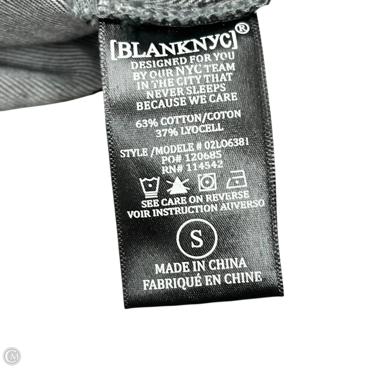 Jacket Denim By Blanknyc In Black Denim, Size: S