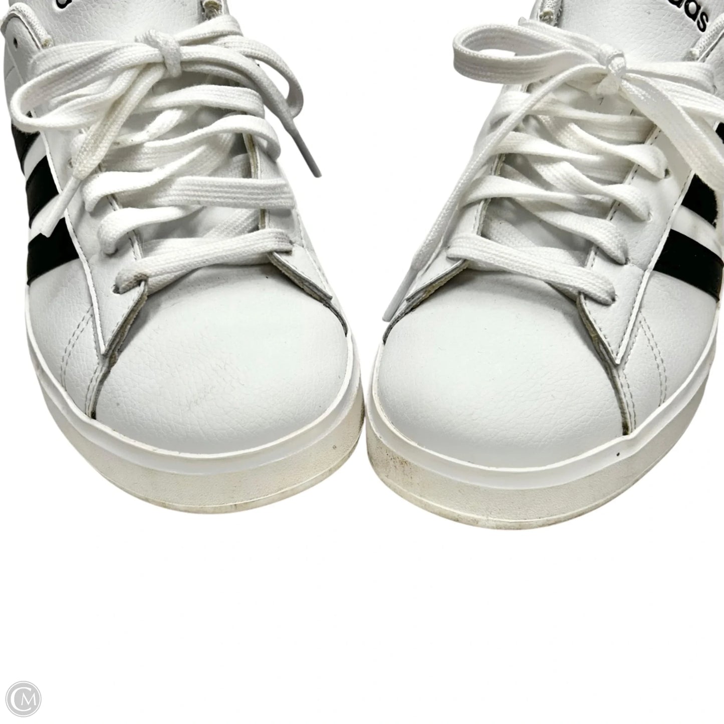 Shoes Sneakers By Adidas In Black & White, Size: 8