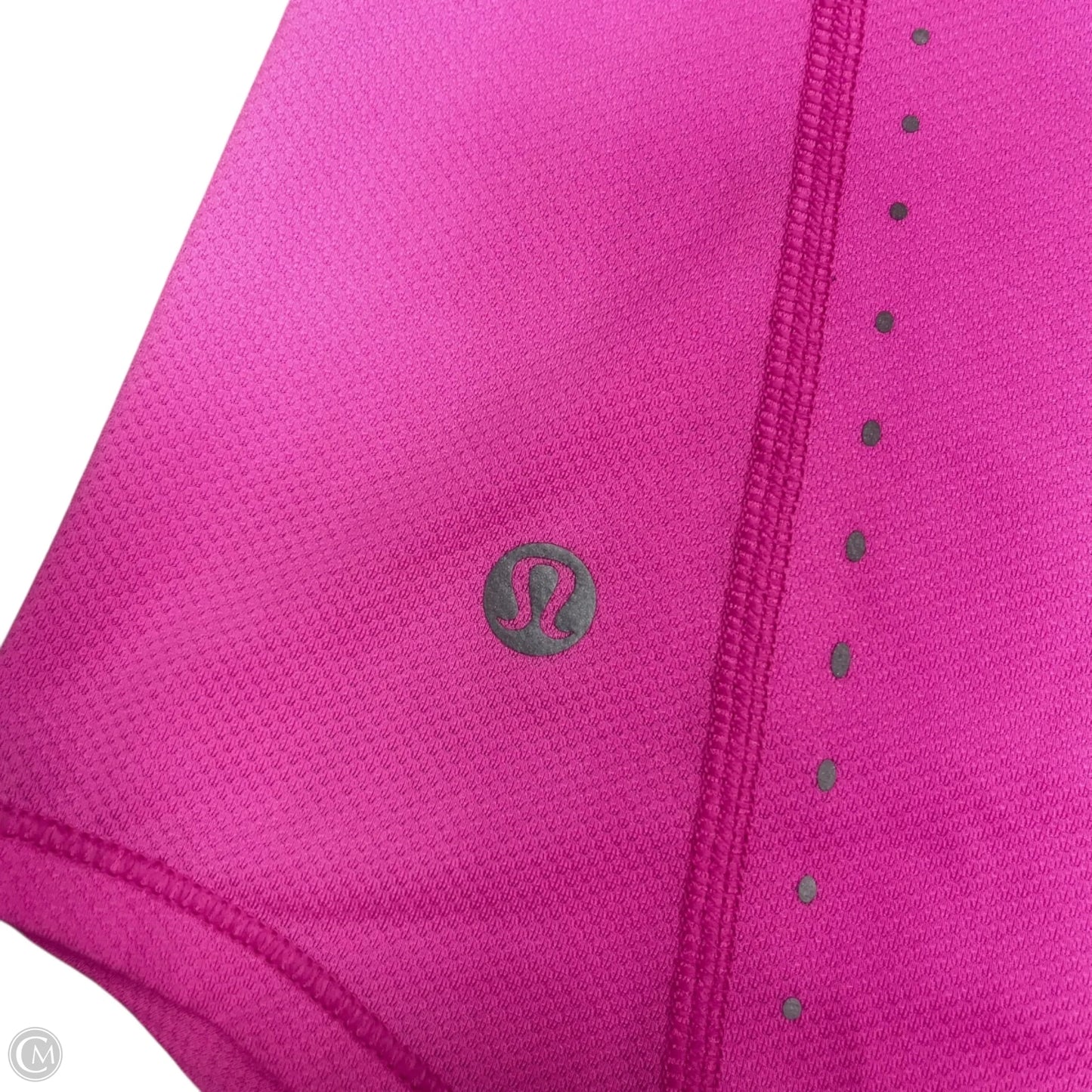 Athletic Top Short Sleeve By Lululemon In Pink, Size: S