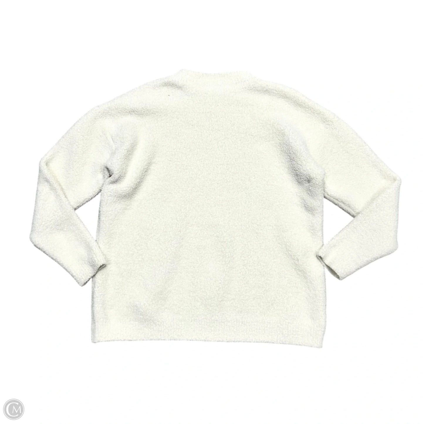 Sweater By Comfyluxe In Pink & White, Size: M