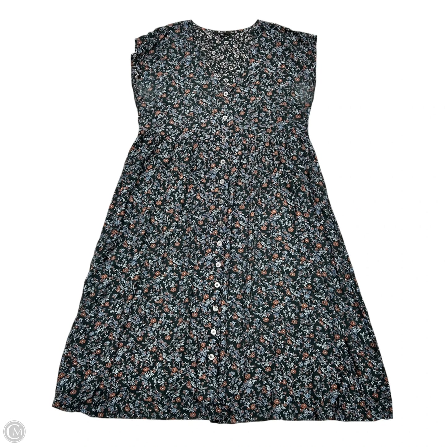 Dress Casual Maxi By Madewell In Floral Print, Size: Xl