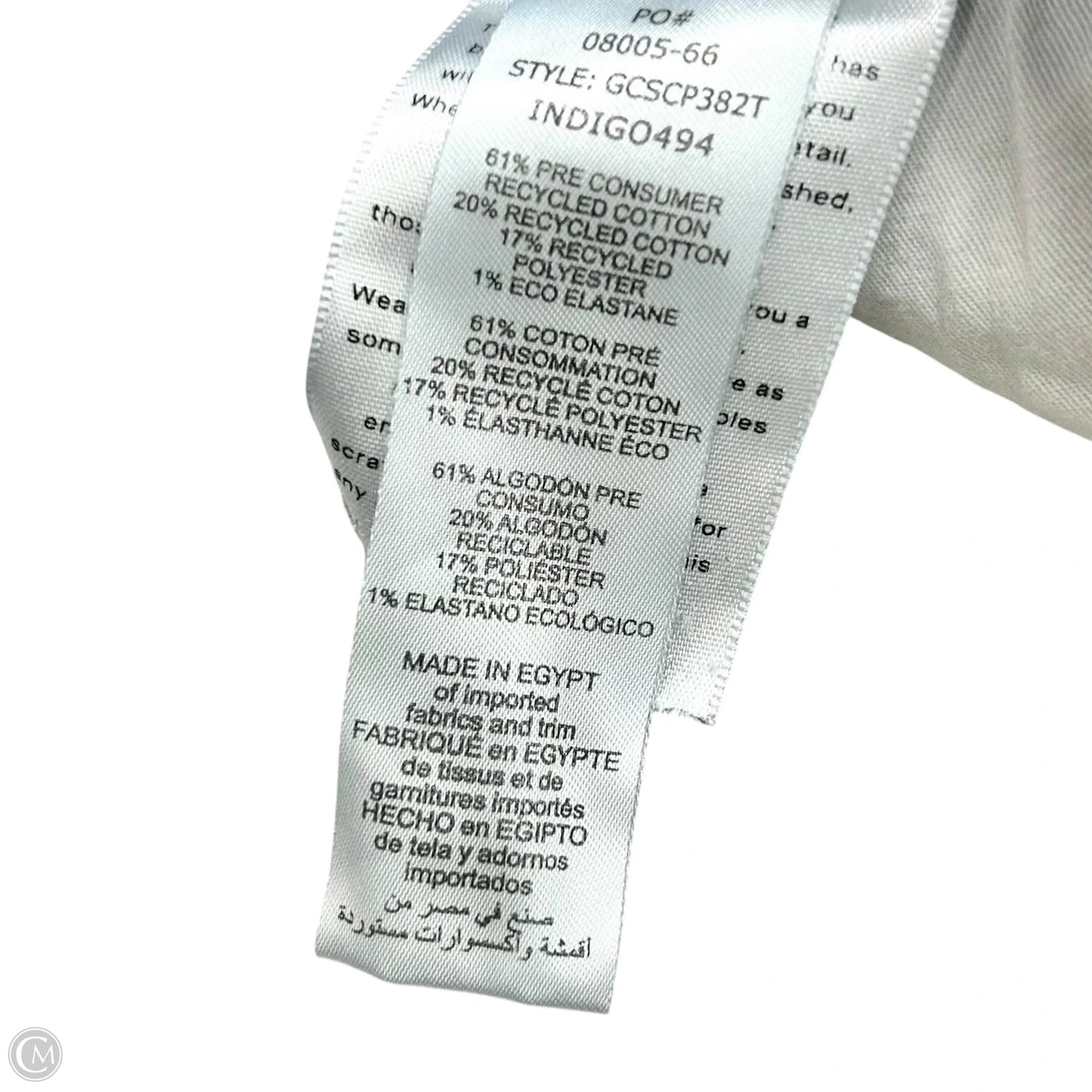 Jeans Skinny By Good American In Blue Denim, Size: 22