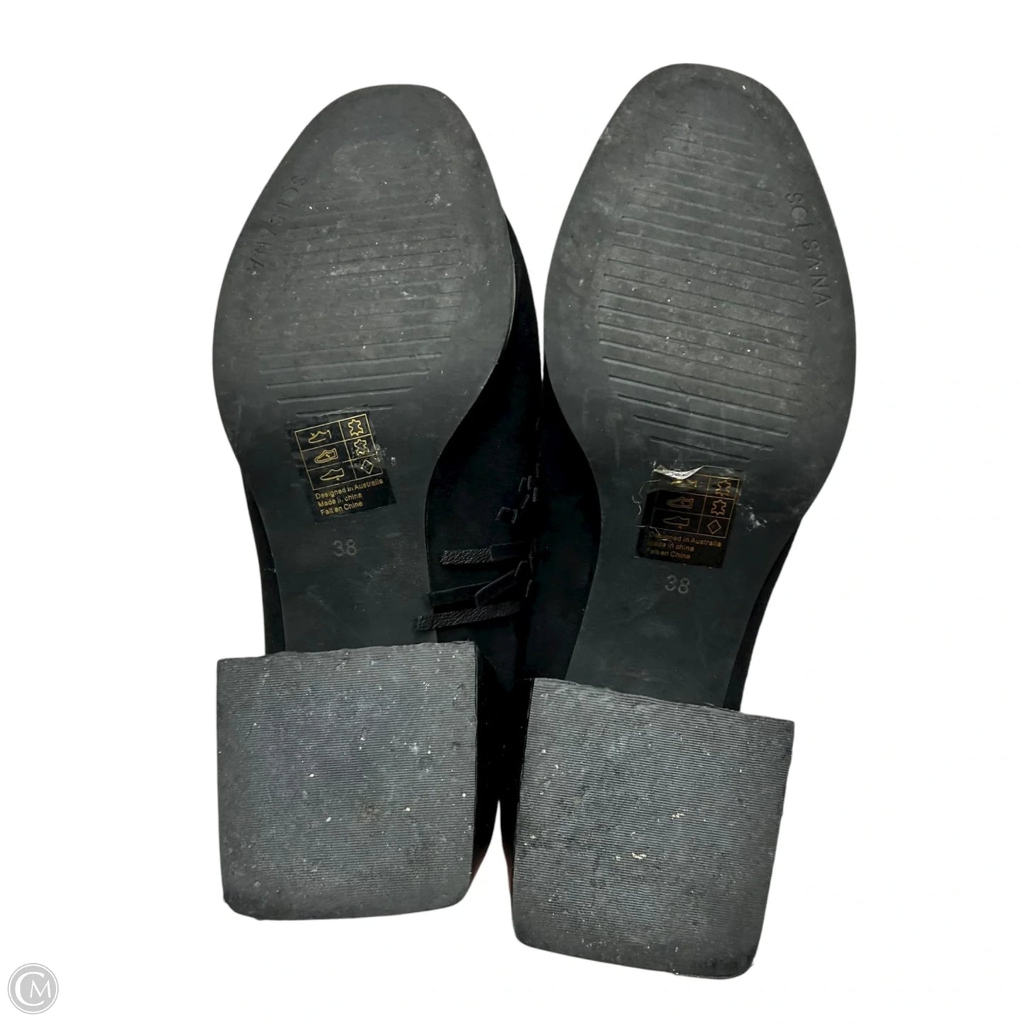 Shoes Heels Block By Sol Sana In Black, Size: 7.5