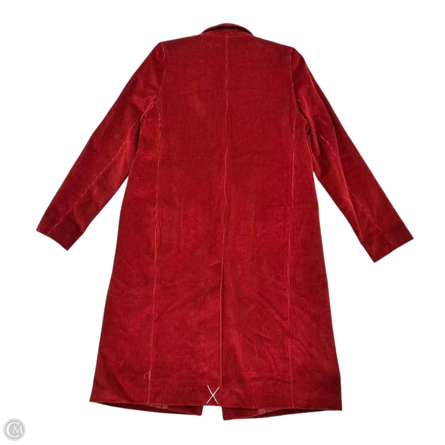 Coat Peacoat By Helene Berman London In Red, Size: L