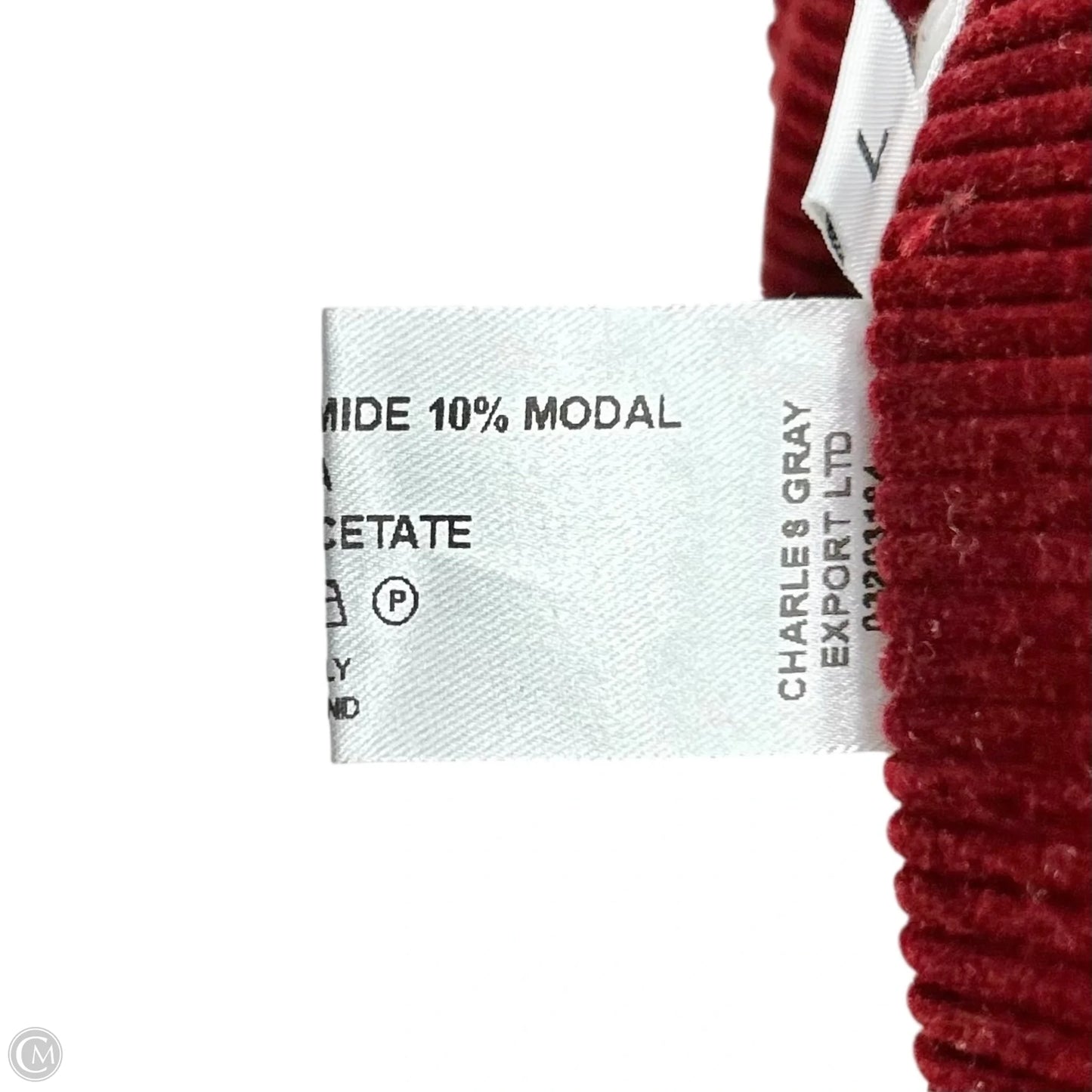 Coat Peacoat By Helene Berman London In Red, Size: L