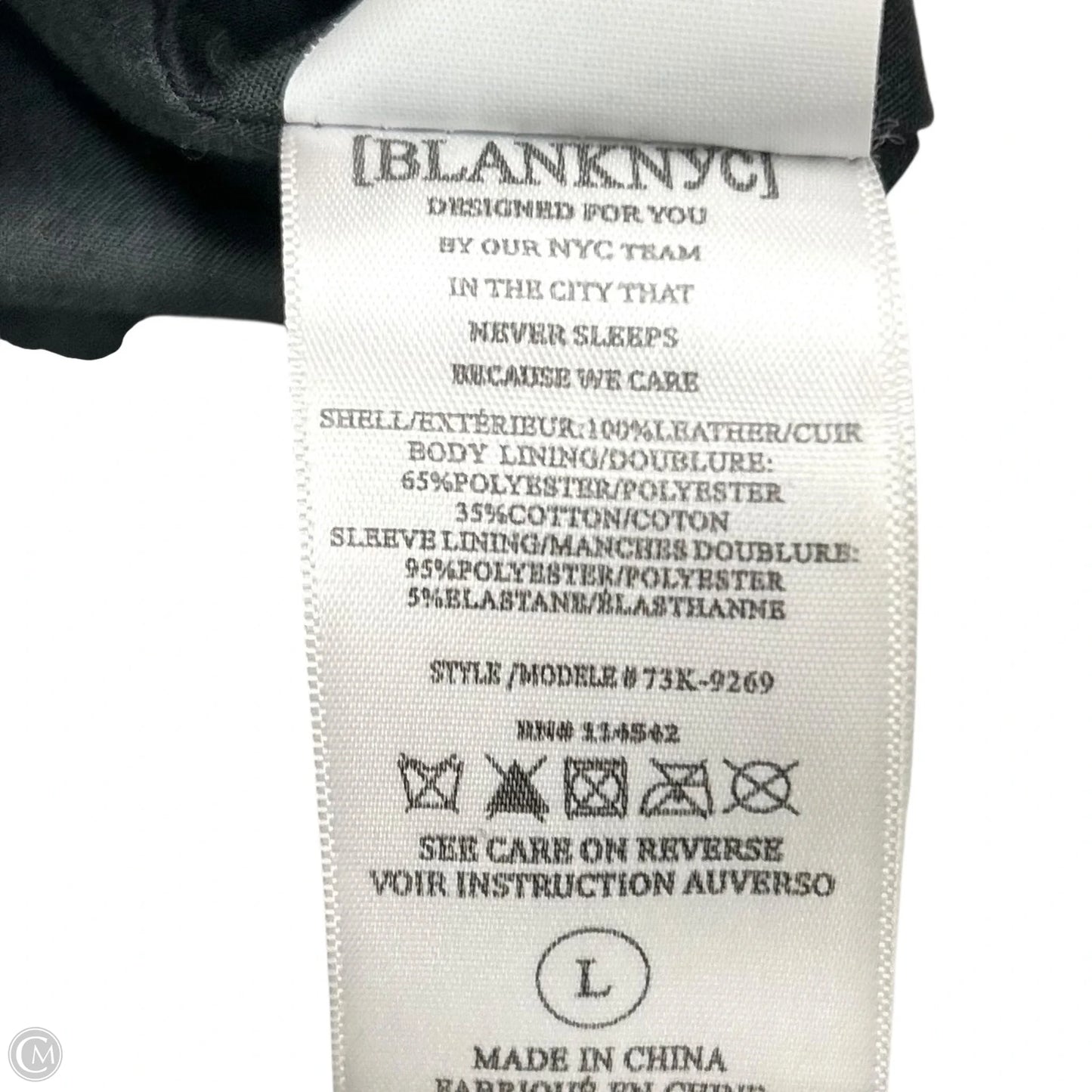 Jacket Leather By Blanknyc In Purple, Size: L