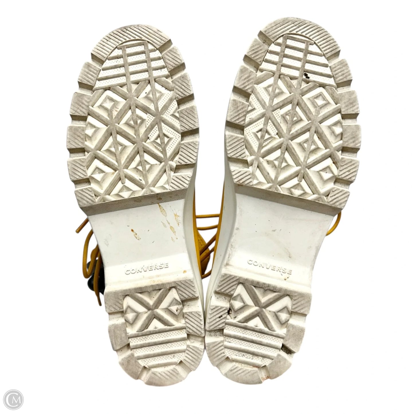 Shoes Sneakers Platform By Converse In Yellow, Size: 8