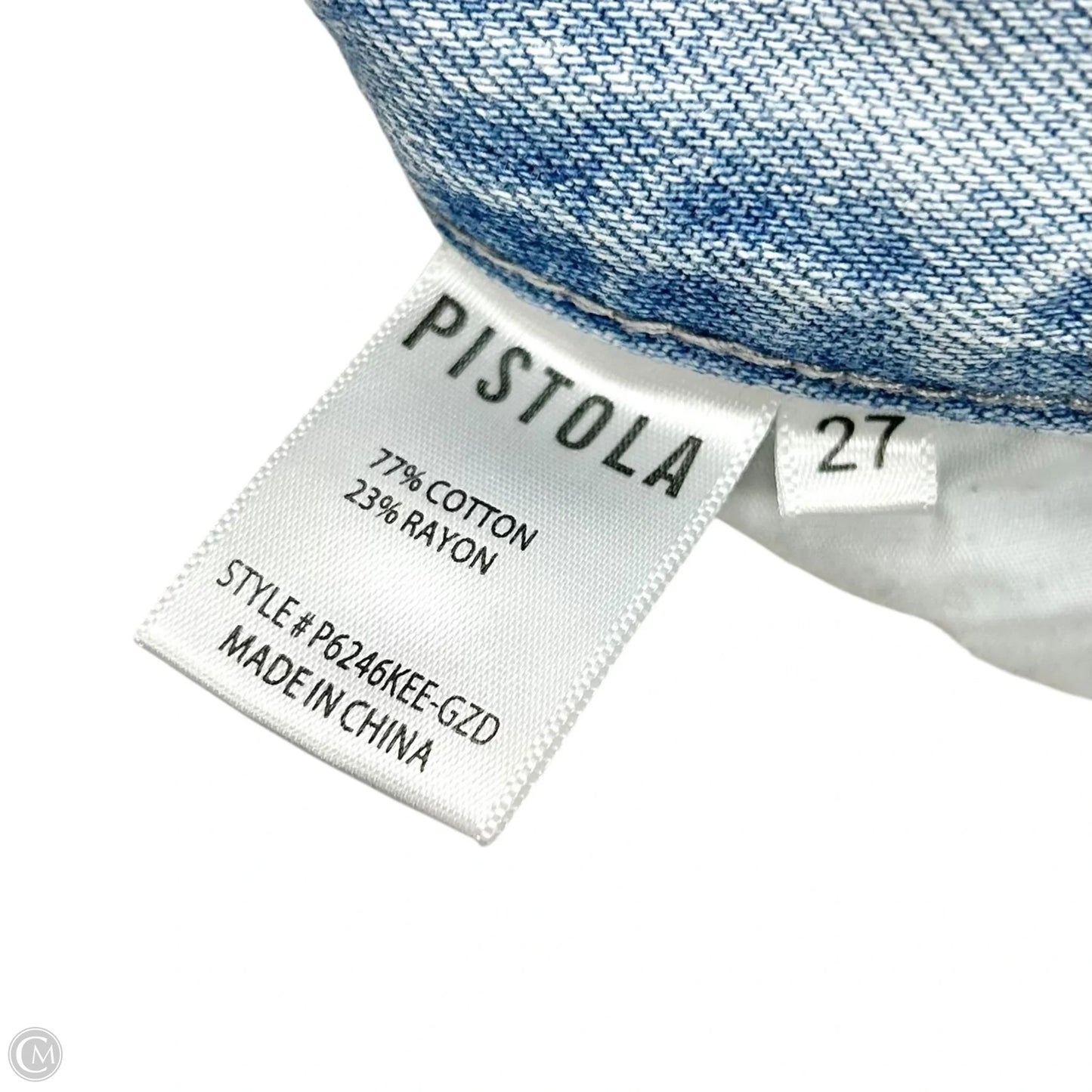Jeans Wide Leg By Pistola In Blue Denim, Size: 4