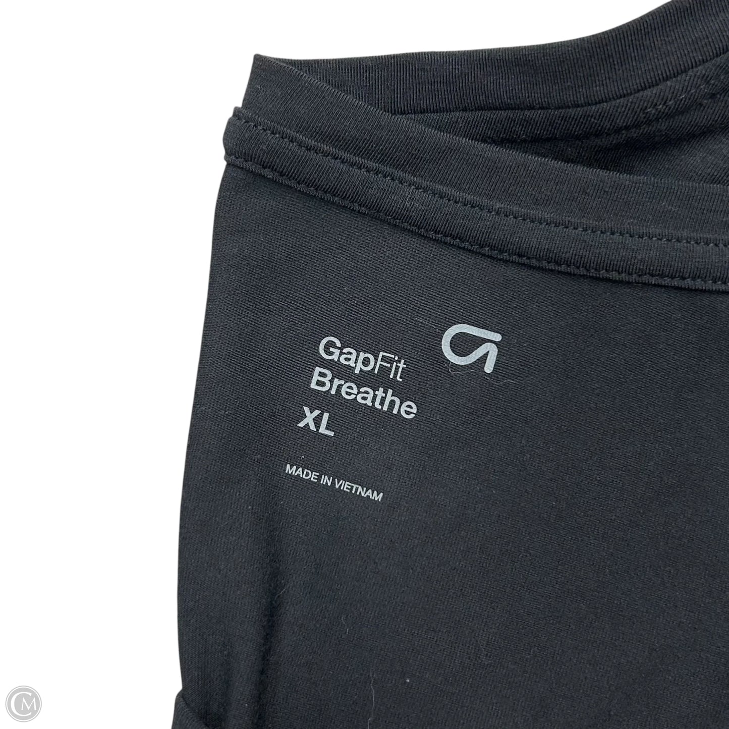 Athletic Top Long Sleeve Crewneck By Gapfit In Black, Size: Xl