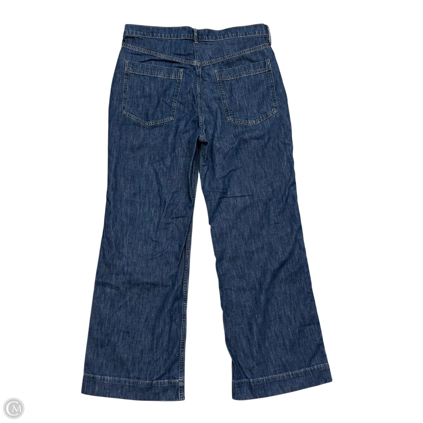 Jeans Wide Leg By J. Crew In Blue Denim, Size: 12