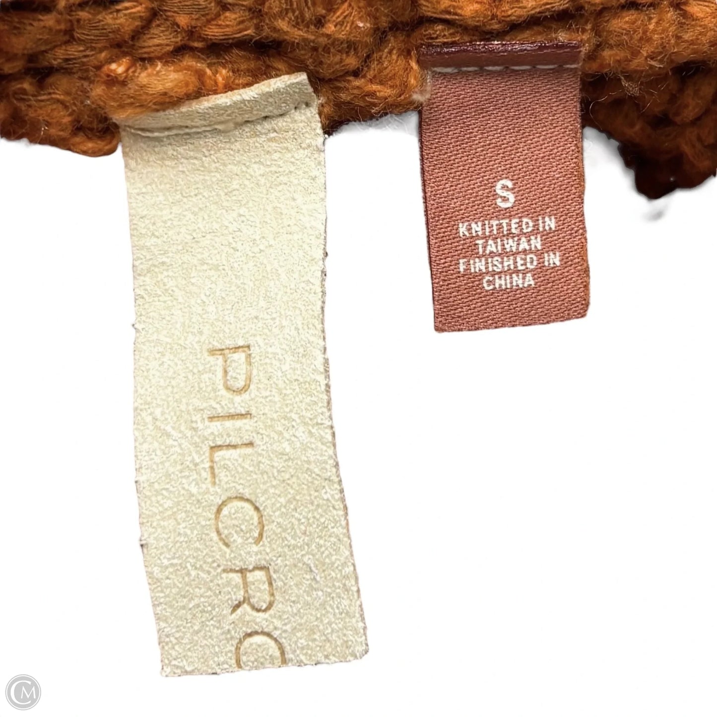 Sweater Short Sleeve By Pilcro In Orange, Size: S