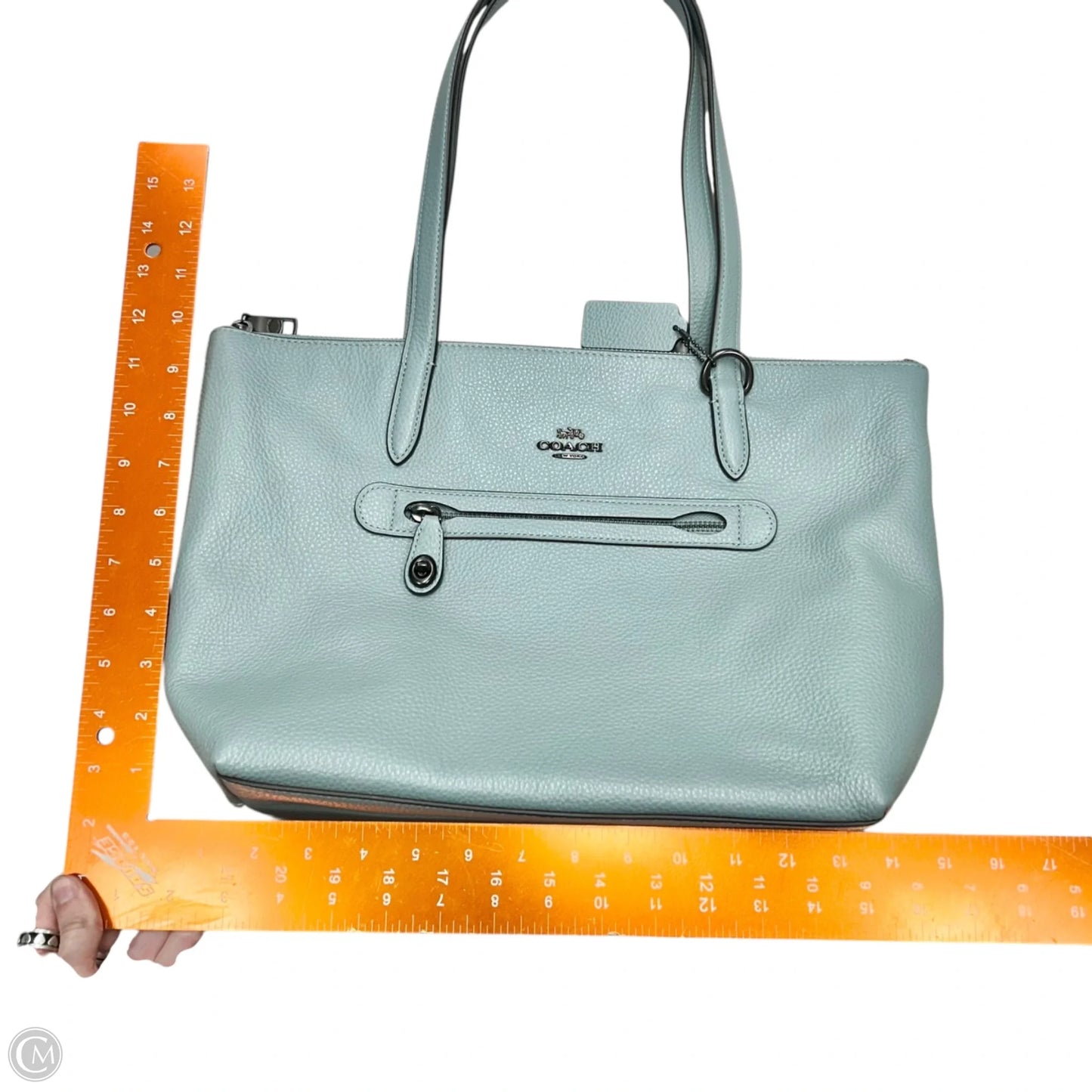 Tote Designer By Coach, Size: Medium