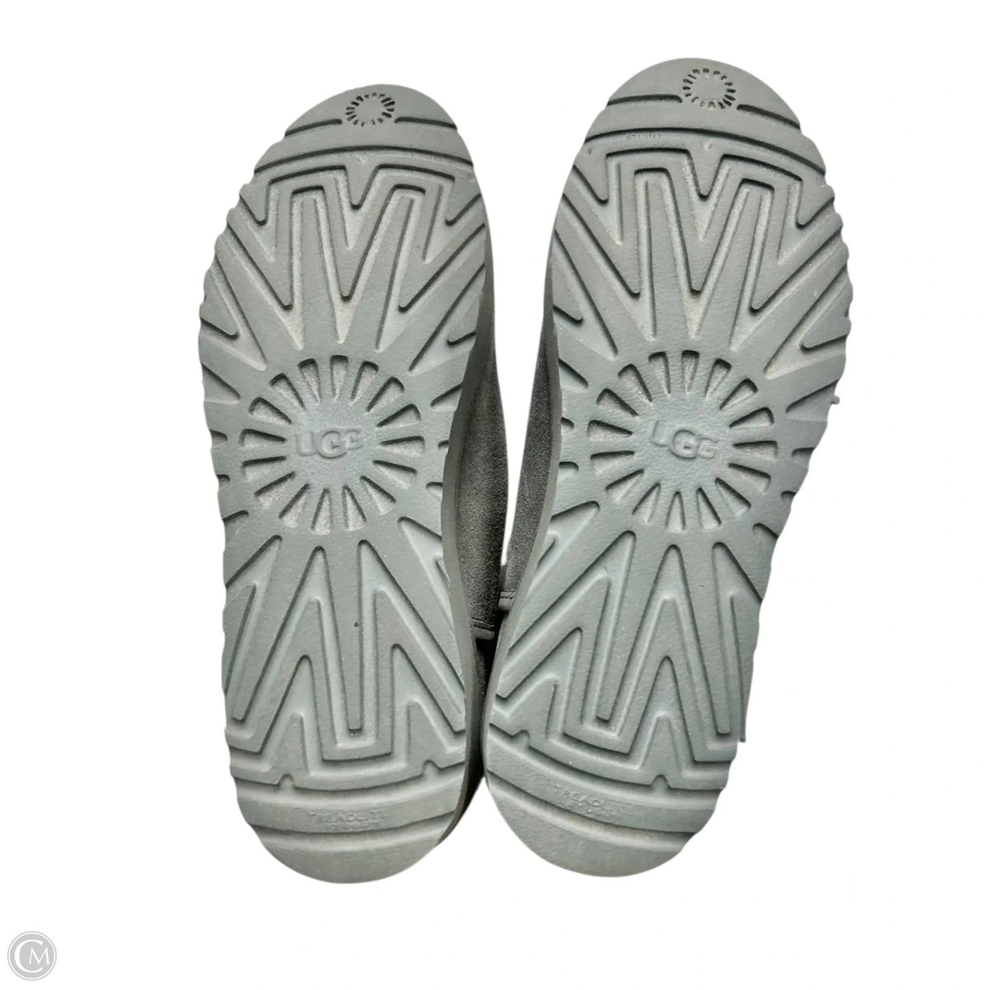 Boots Designer By Ugg In Grey, Size: 7.5