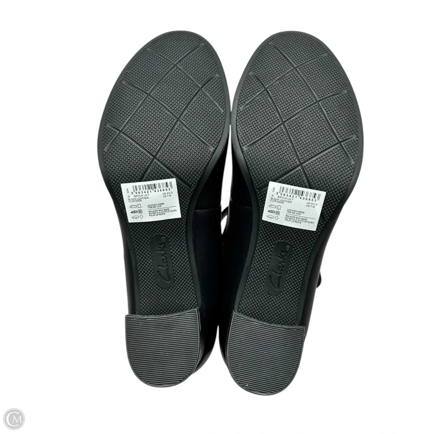 Shoes Heels Block By Clarks In Black, Size: 7