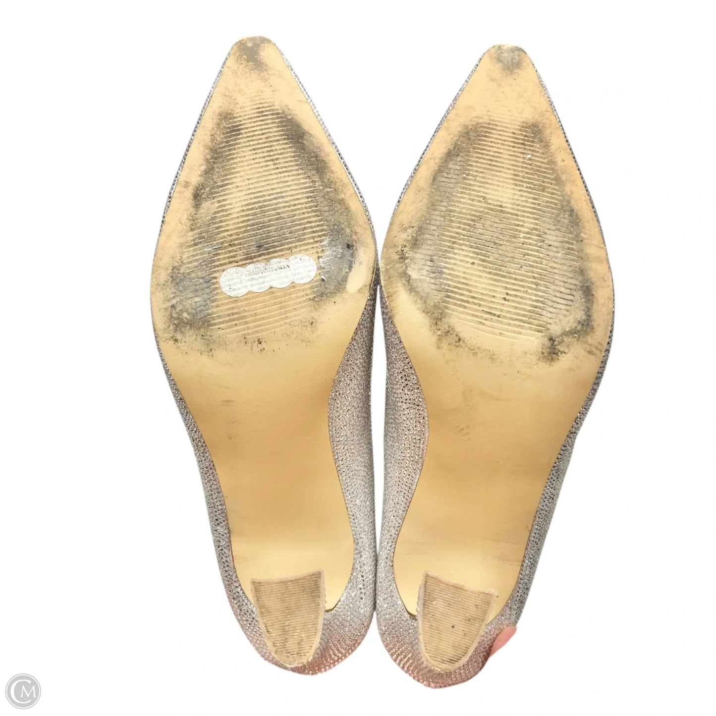 Boots Knee Heels By Steve Madden In Silver, Size: 7.5