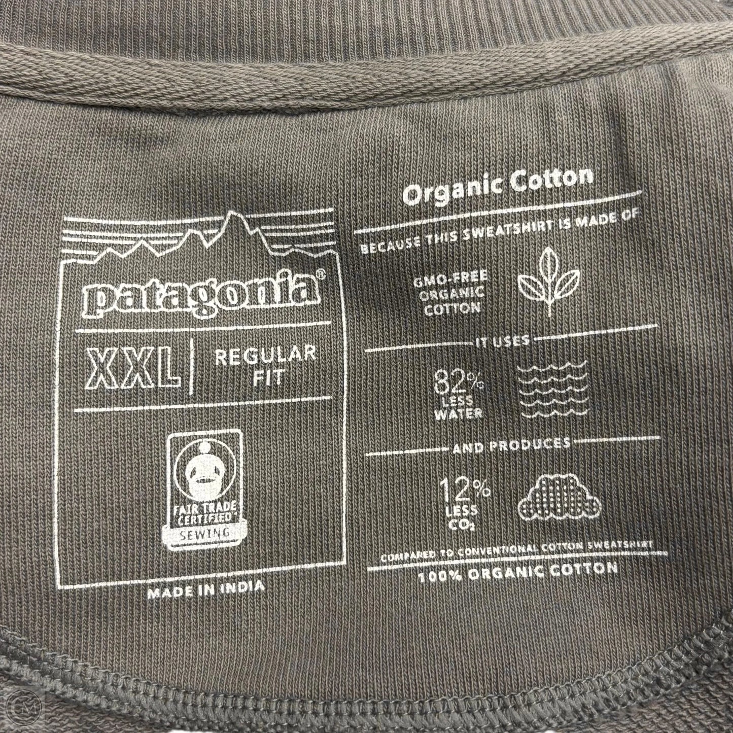 Top Long Sleeve By Patagonia In Grey, Size: Xxl