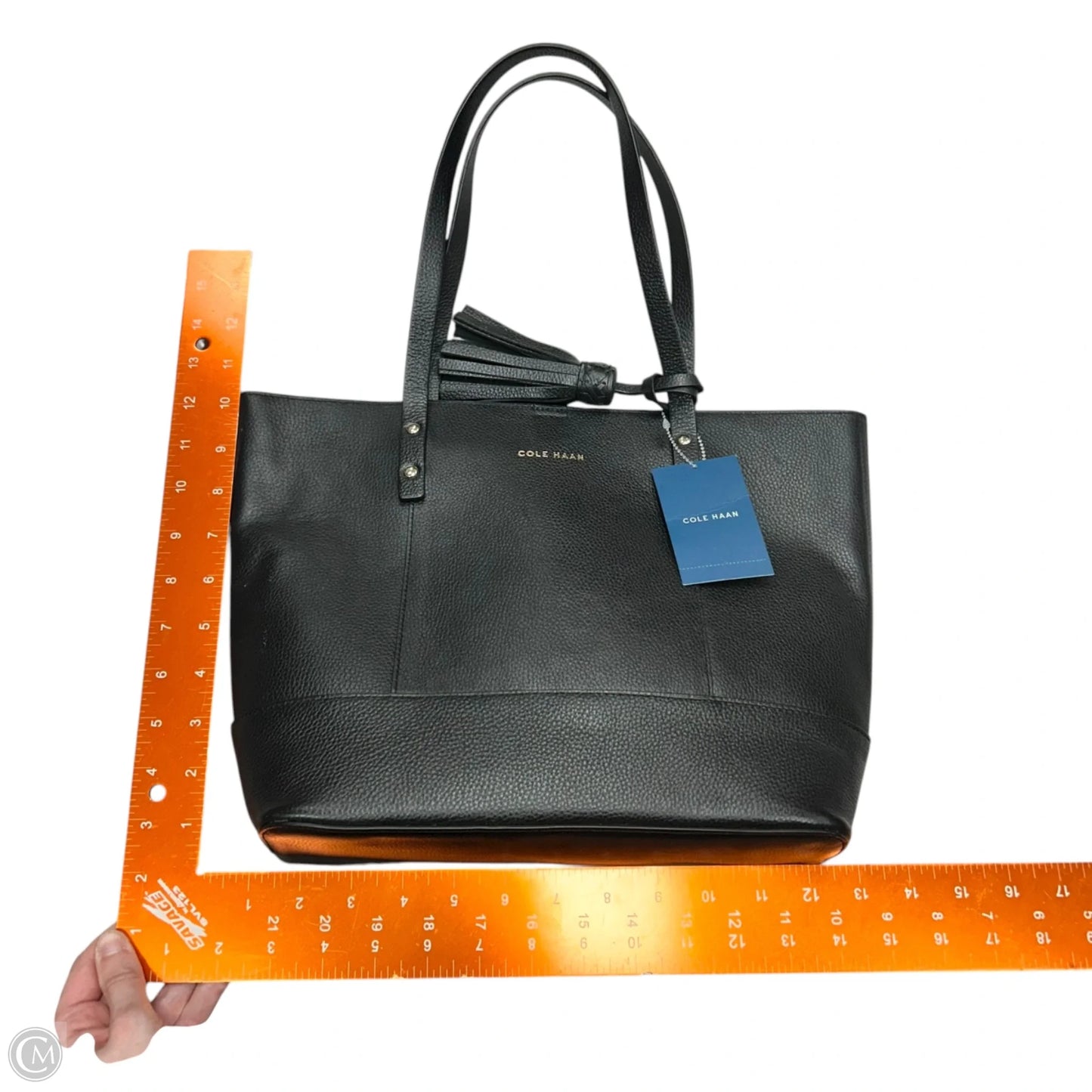 Tote Leather By Cole-haan, Size: Medium