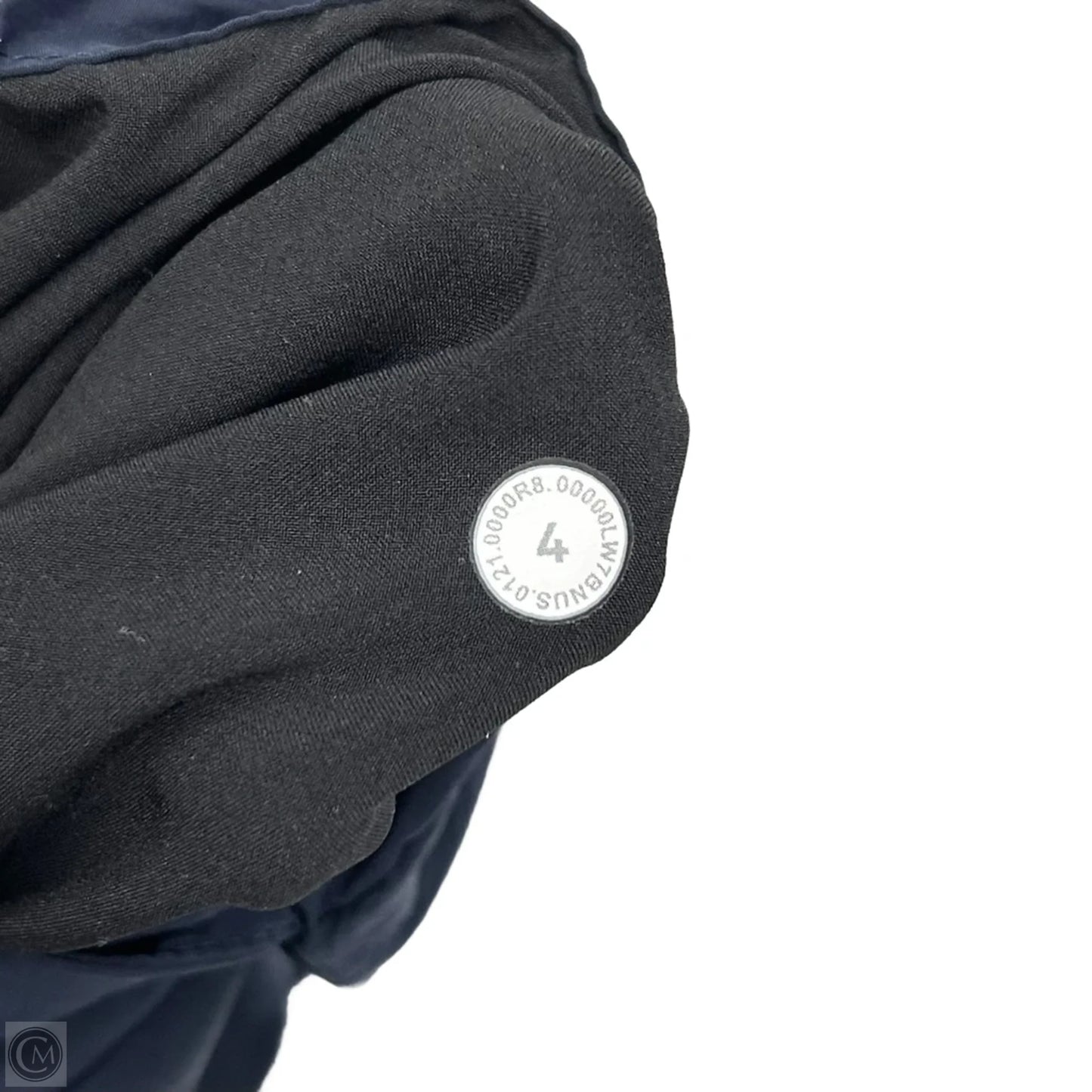 Athletic Shorts By Lululemon In Black & Blue, Size: S