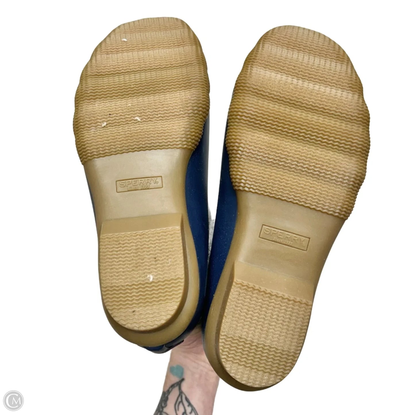 Boots Snow By Sperry In Blue & Grey, Size: 7