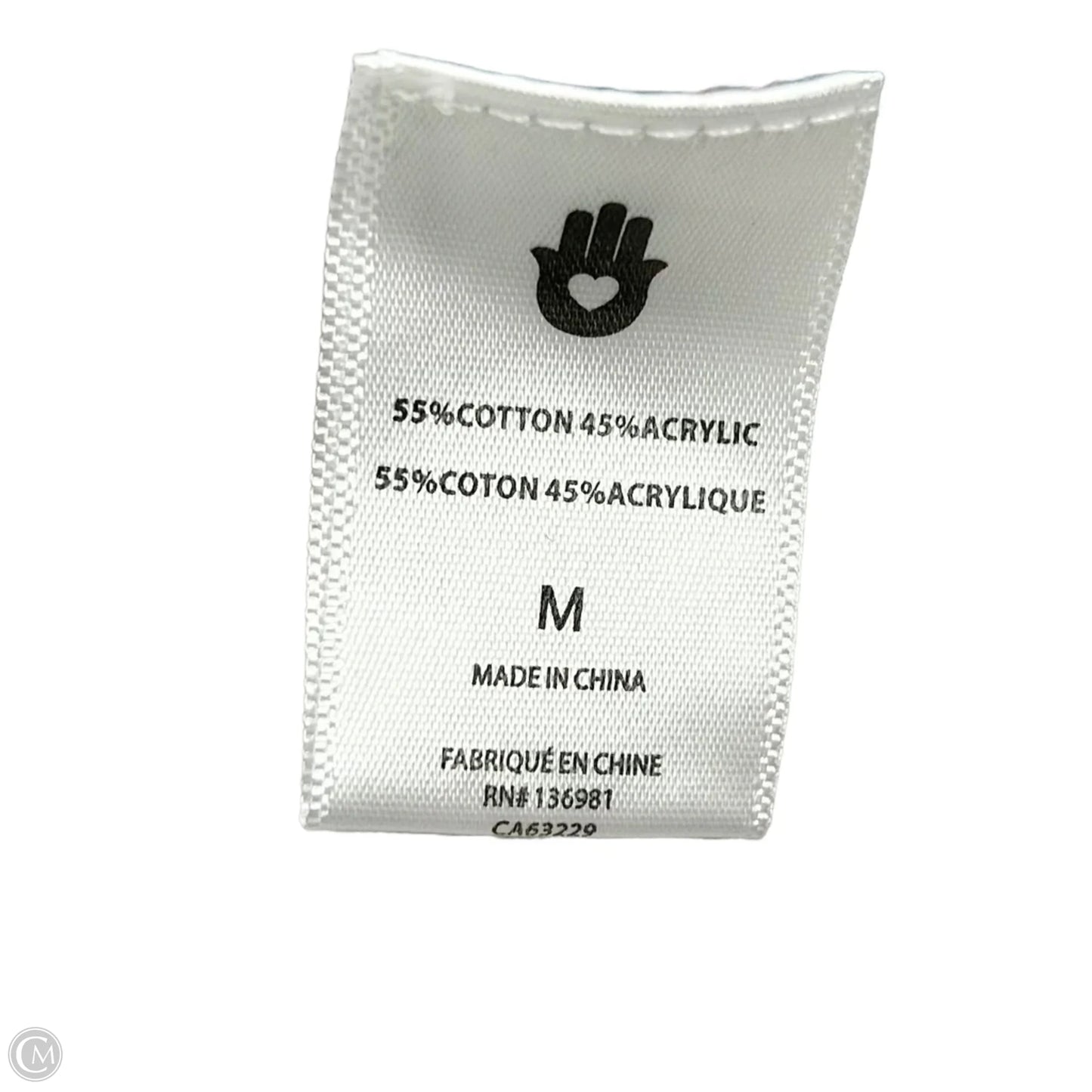 Sweater By Spiritual Gangster In Blue & White, Size: M