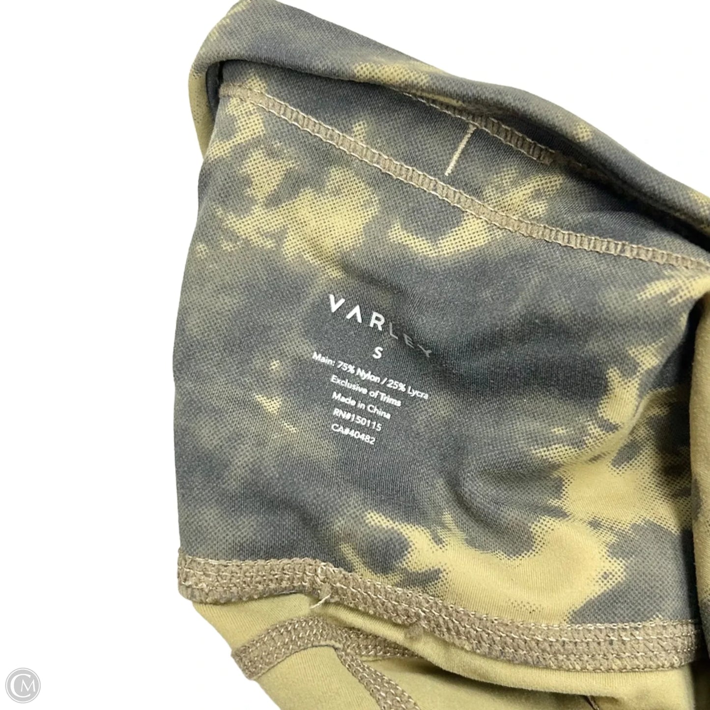 Athletic Leggings By Varley In Green & Grey, Size: S